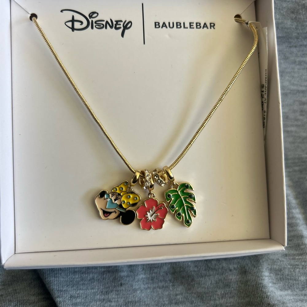 BaubleBar Minnie Summer Charm Necklace